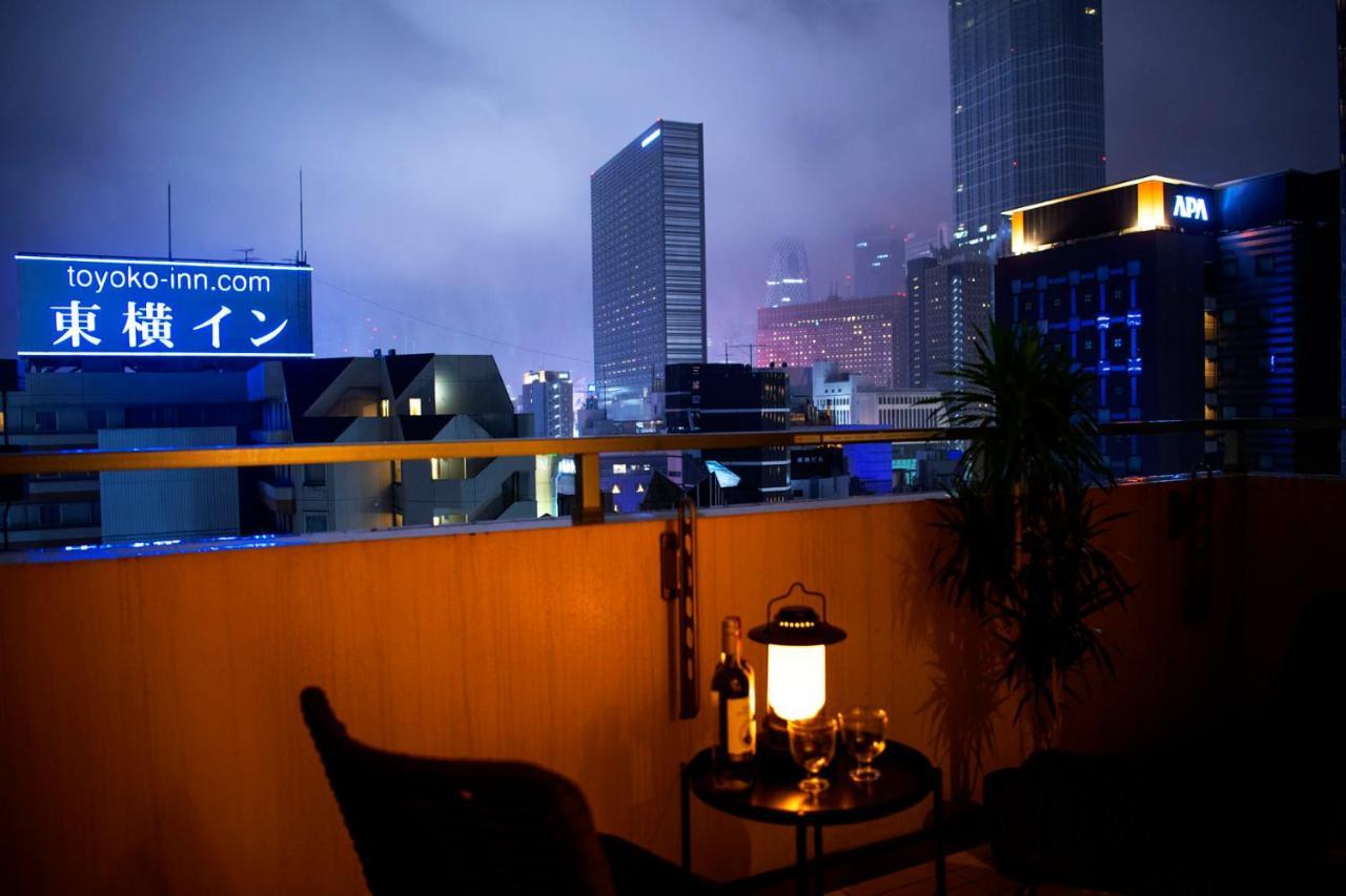 #6 Stylish Apartment With Beautiful Night View A Stop To Shinjuku Station Tokyo Exterior photo